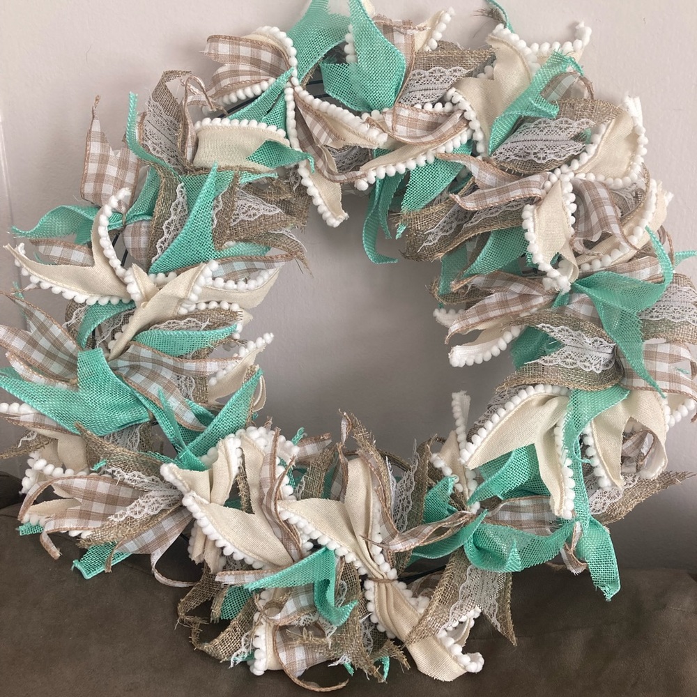 DIY Seafoam Wreath